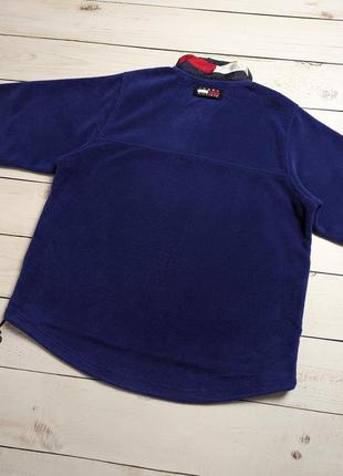 Оригинал мужская винтажная флисовая кофта 90-х tommy hilfiger vintage 90th / флиска...