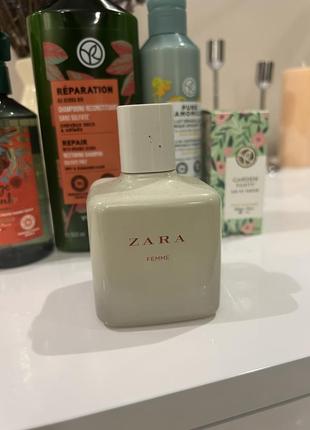 ( 90%) туалетна вода zara femme