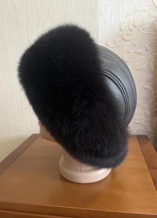 Шапка чернобурка натуральная