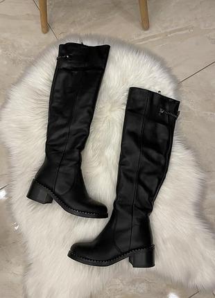 Чоботи з натуральної шкіри