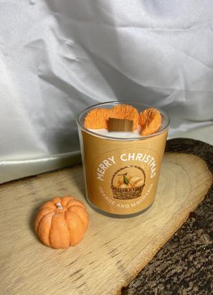 Мандариновая свеча