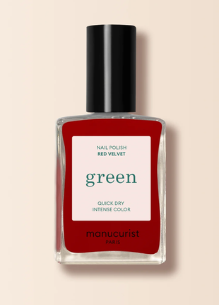Лак для нігтів  manucurist green nail polish (red velvet), 15 мл
