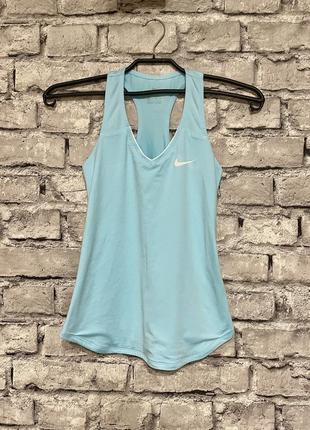 Женская майка компрессионная tank nike найк спортивная беговая puma для спорта тенниса зала бега фитнеса футболка топ top бра bra бюстгальтер asics