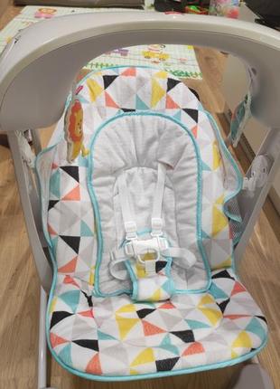Укачивающий центр, шезлонг fisher-price