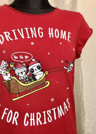 Рождественская футболка