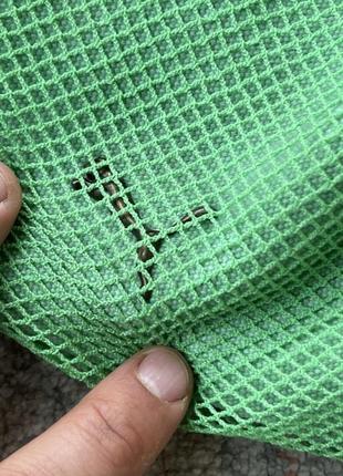 Сумка puma винтажная, зеленая сумка в сетку puma, сумка на плечо