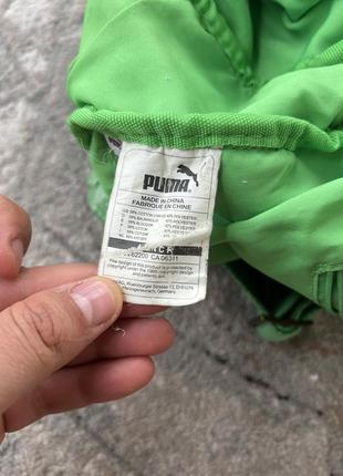 Сумка puma винтажная, зеленая сумка в сетку puma, сумка на плечо