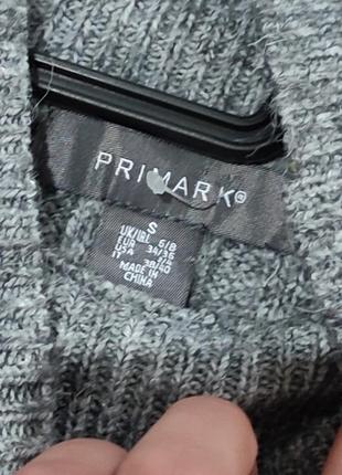Сірий теплий светрик primark 3