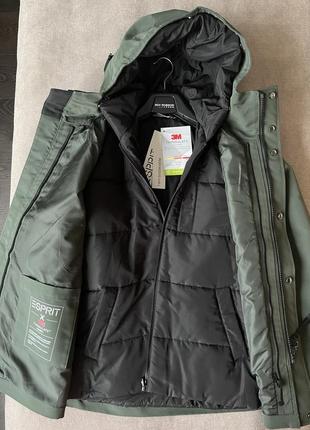 Новая мужская зимняя куртка пуховик esprit thinsulate 3m размер m