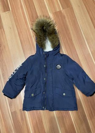 Куртка зимова 86 см blue kids