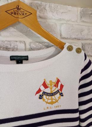 Свитер ralph lauren морской пуловер lauren jeans company rll в морском стиле оригинал в идеале