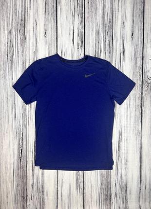 Nike футболка синяя оригинал м размер