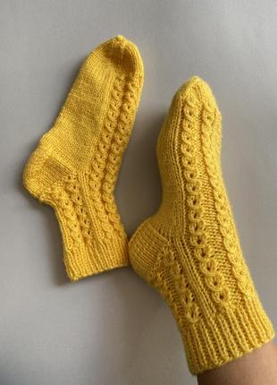 Вязаные носки