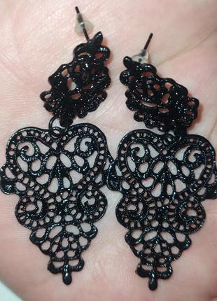 Ажурные серьги