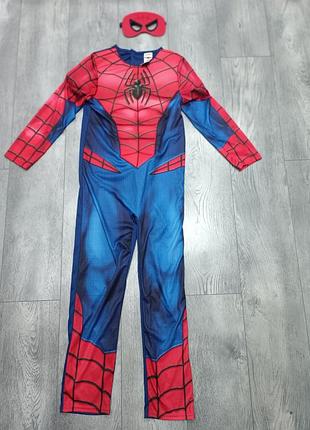 Костюм спайдермена спайдермен spiderman человек паук челвец паук + маска на возраст 9-10 лет