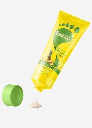 Крем для ніг з ананасом та імбиром feet up від oriflame
