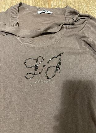 Платье туника трикотаж капучино