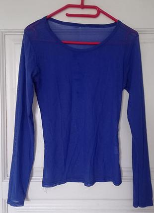 Светр синій прозорий р.44-46