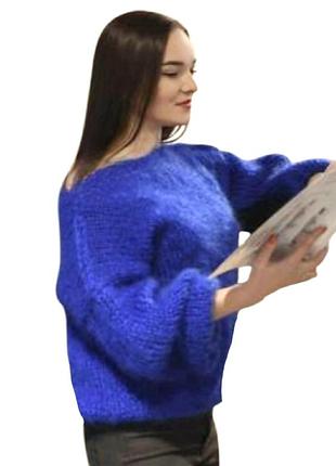 Джемпер травка мохнатый