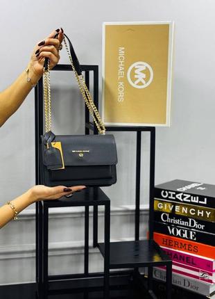 Сумка черная женская michael kors клатч сумка маленькая майкл корс клатч кросс-боди