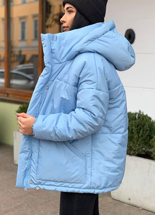 Зимняя куртка женская дутая 250 синтепон 4 цвета 2plgu1431-144iве
