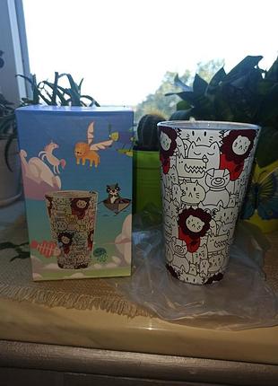 Велика склянка що міняє колір 500 мл