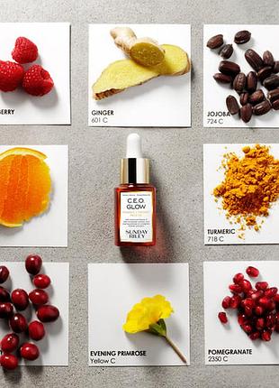 Масло для обличчя sunday riley c.e.o glow vitaminc + turmeric face oil