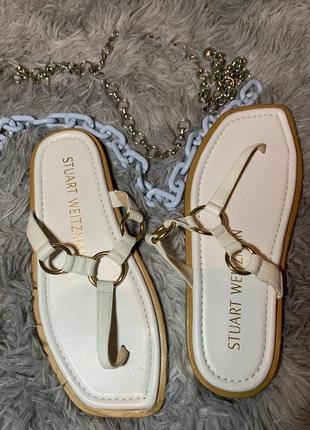 Шлепки stuart weitzman