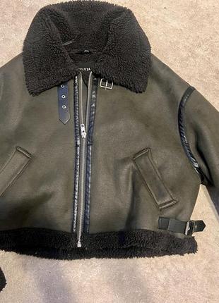 Дубленка zara, xl