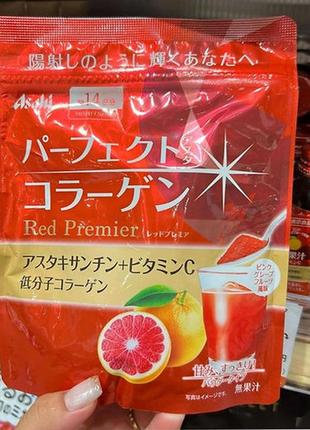 Коллаген с астаксантином asahi red premier, япония