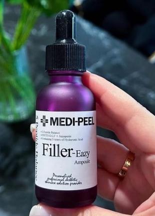 Сыворотка-филлер с пептидами medi peel eazy filler ampoule 30 ml.