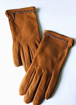 Симпатичные женские кожаные перчатки primark.