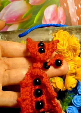 Красный браслет с бусинами, ручная работа