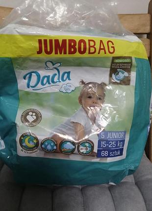 Подгузники dada 5 junior дада 5/ 15-25 кг / 24 шт