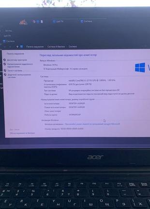 Ноутбук кacer e 1 570 g 3