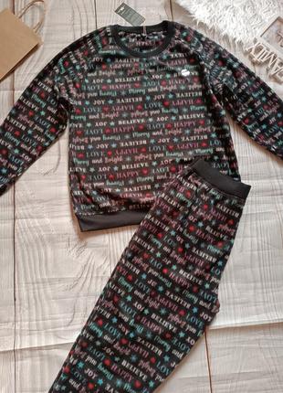 Подростковая теплая пижама. рост 152-158 см