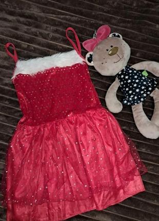 Новорічна сукня для дівчинки. карнавальний костюм.