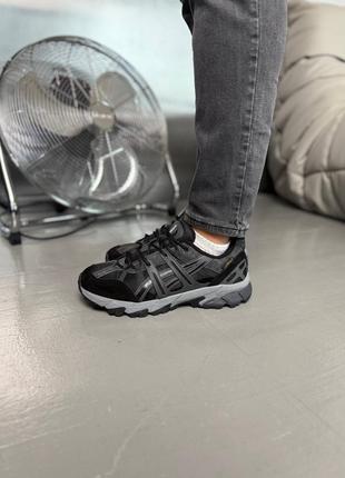 Кроссовки asics gel-sonoma grey black fleece gore-tex