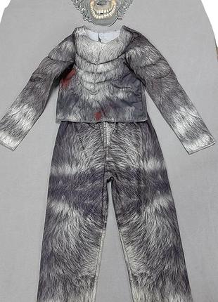 Карнавальний новорічний костюм вовкодав обертовий вовк на хелловін