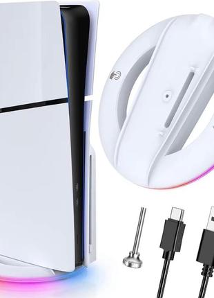 Вертикальная подставка ipega для sony playstation 5 slim/ps5 pro версии с дисководом или без