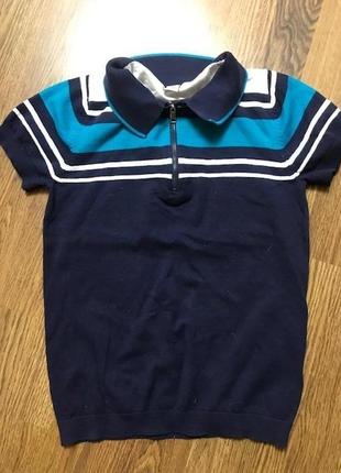 Свитер поло для мальчика написано 10лет 140см