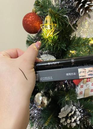Подводка для глаз со штампом двусторонняя для идеальной стрелки svmy professional make-up