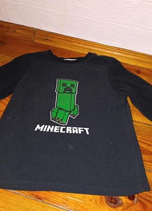 Мягкая кофта на мальчика майнкрафт креппер 2