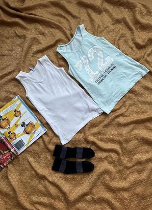 Дві майки для хлопчика під одяг або майки піжама