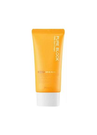 Солнцезащитный крем a'pieu pure block natural daily sun cream spf45/pa+++ - 50 мл - оригинал
