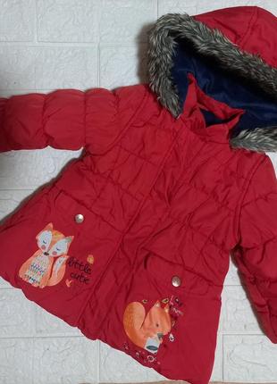 Деми курточка на девочку 80-86