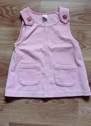 Сарафан вельветовий, 6-9 міс