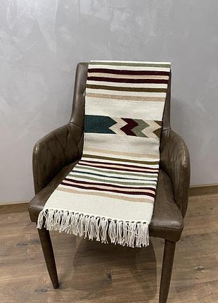 Карпатский шедевр: шерстяной ковер ручной работы уникального дизайна размером 000*70см. d-0176