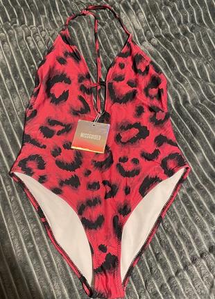 Купальник леопард missguided