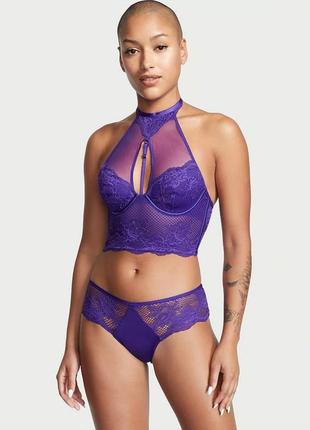 Шикарный сетчатый комплект белья victoria's secret